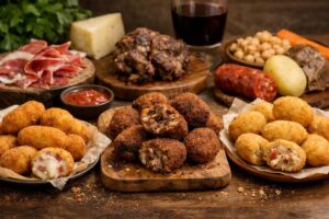 Croquetas congeladas en El Puerto de Santa María. marodi.