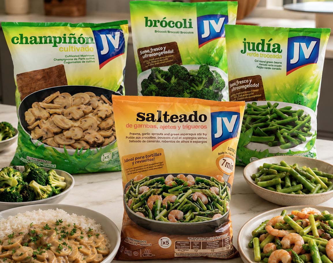 Verduras congeladas en Marodi