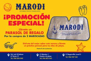 Parasol Gratis con Mariscadas Marodi